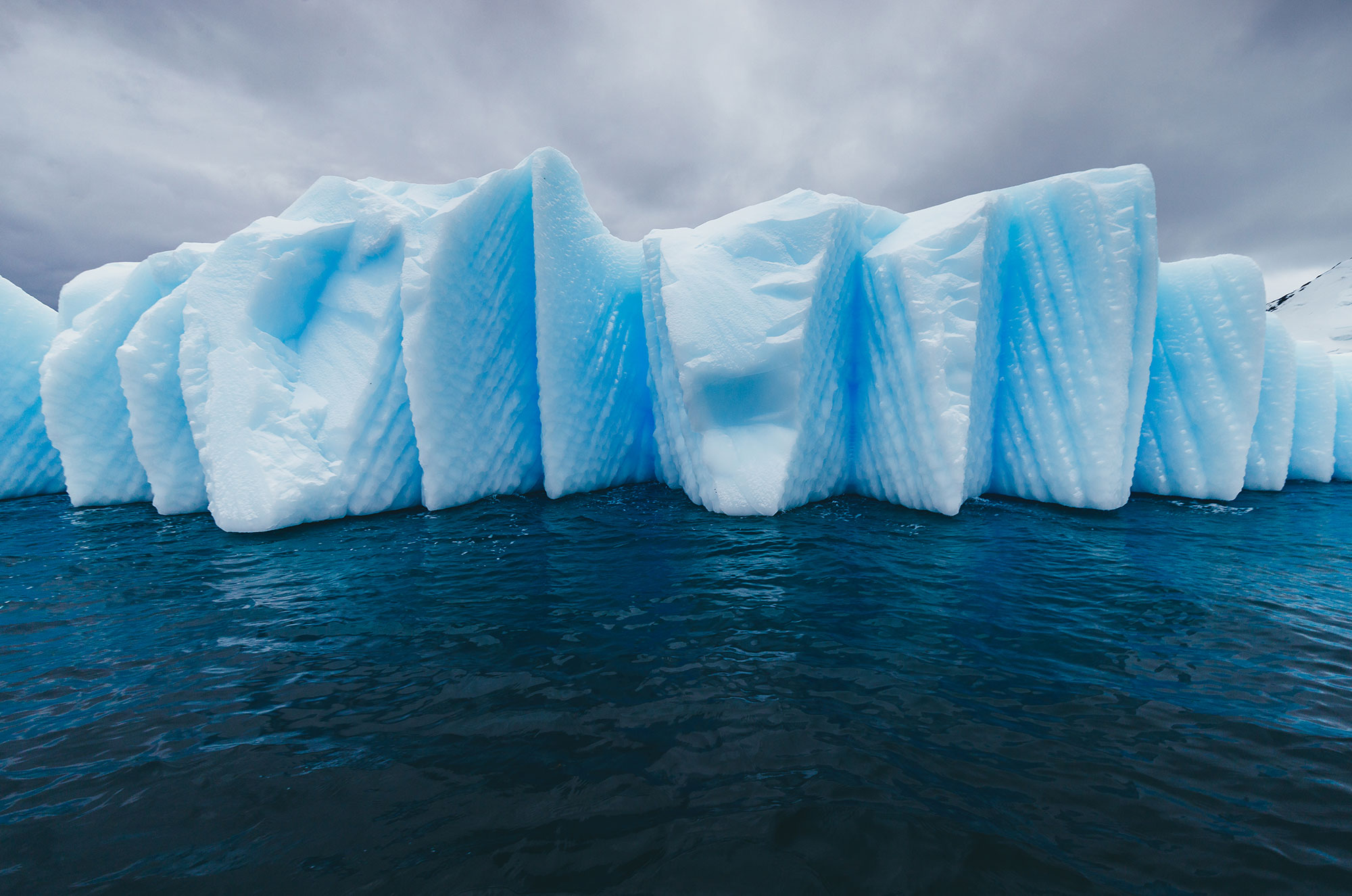 Icebergs manifest in many different shapes and colors. 